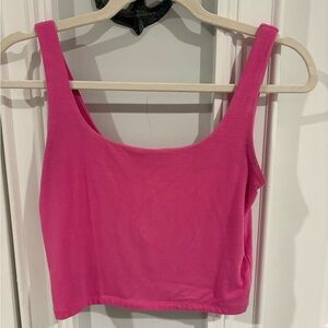 GAP Bright Pink Cropped Tank